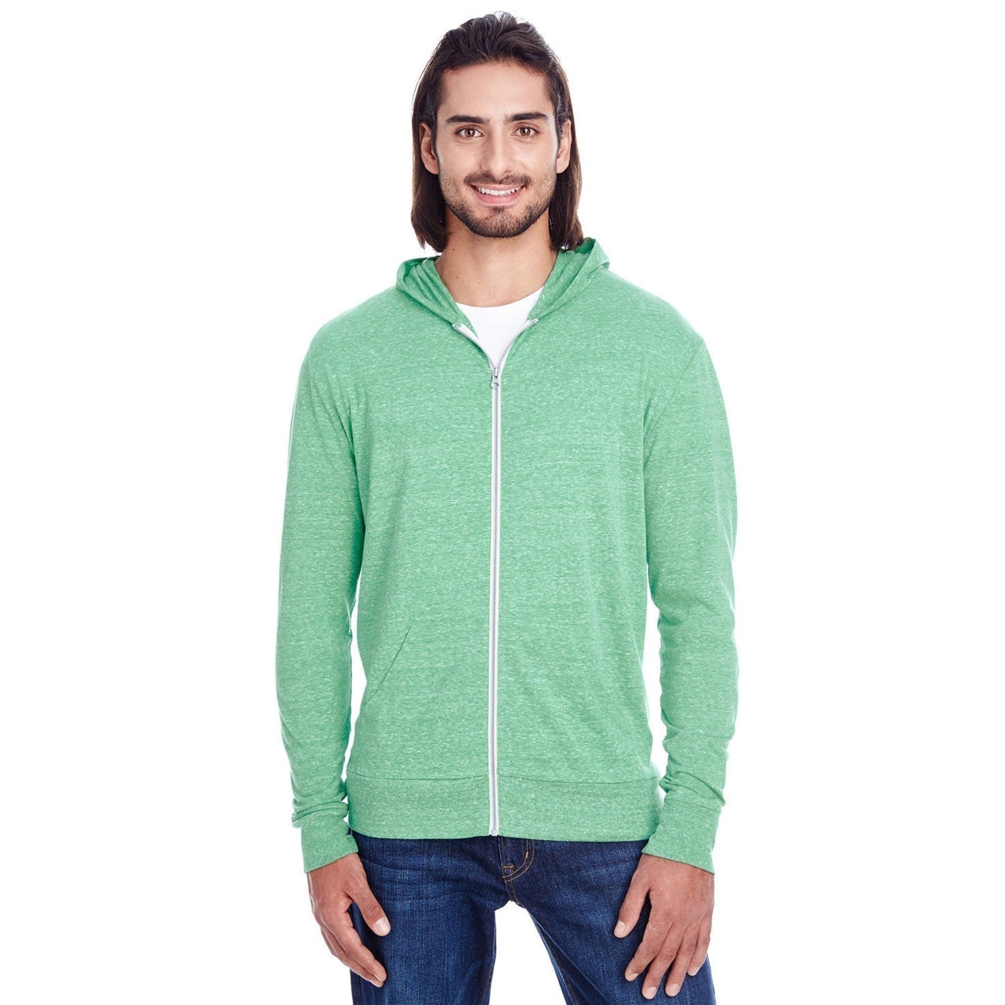 Black Triblend Hoodie - Threadfast - Eco-Friendly Design