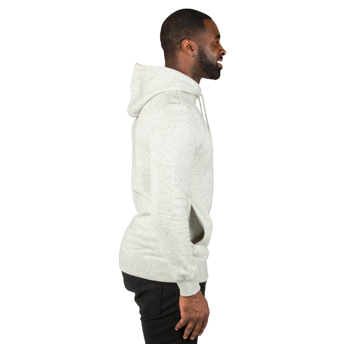 Black Fleece Sweatshirt - Threadfast - Eco-Friendly Design