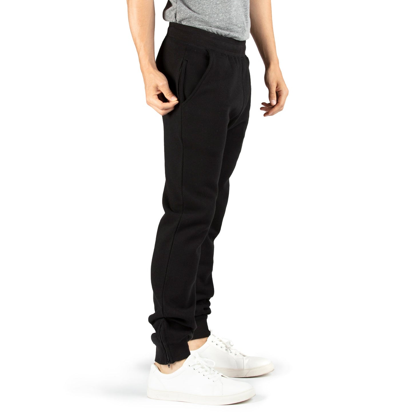 Black Sweatpants - Threadfast - Comfortable Fleece