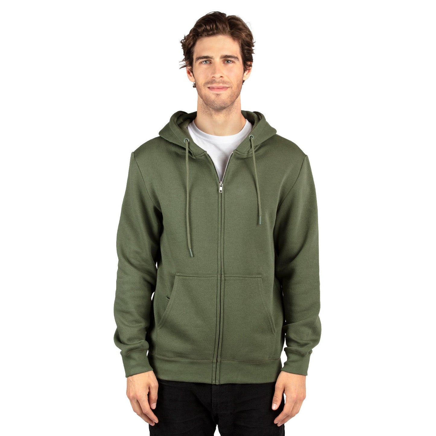 Black Sweatshirts - Threadfast - Cozy Triblend Hoodie