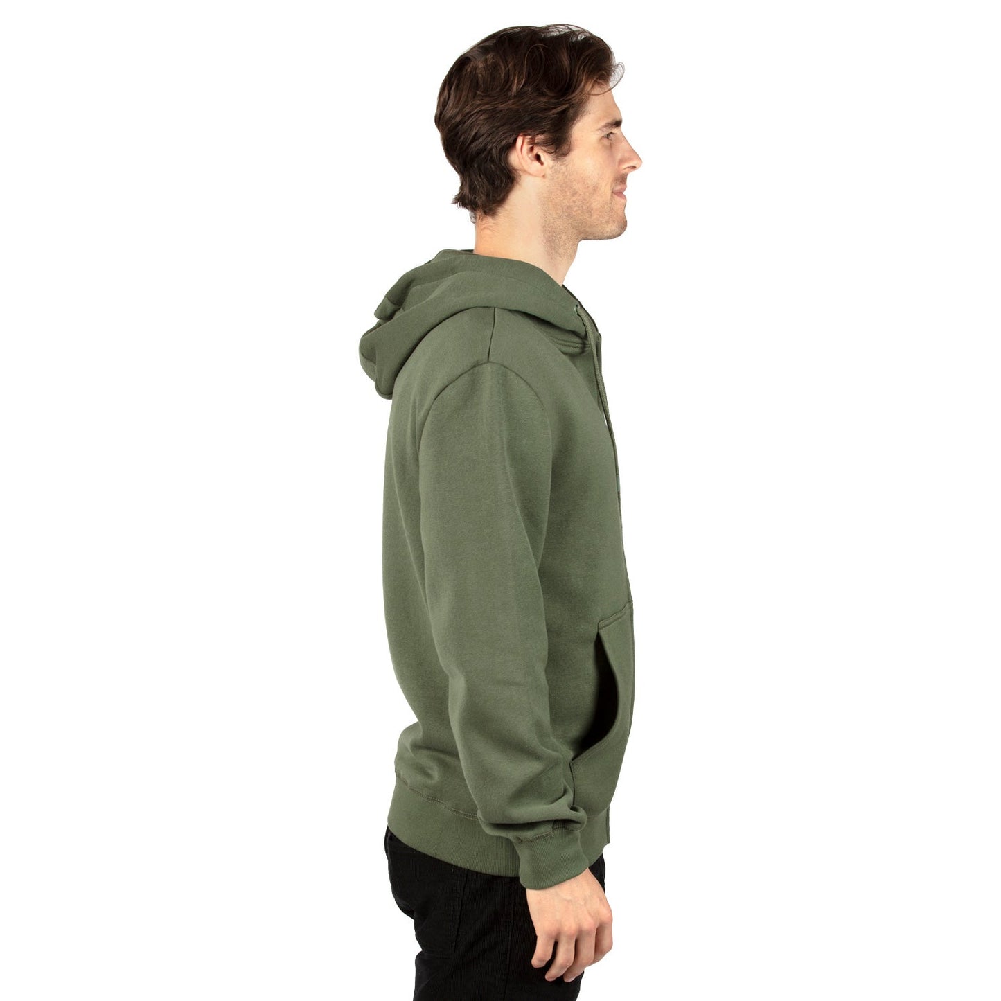 Black Sweatshirts - Threadfast - Cozy Triblend Hoodie