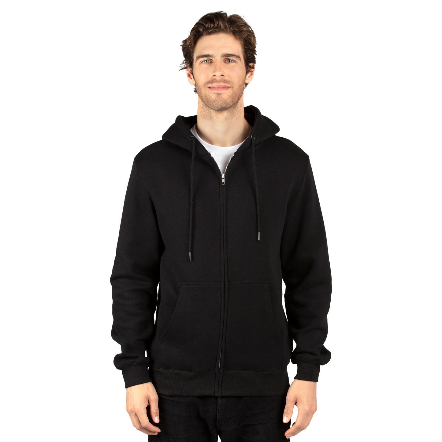 Black Sweatshirts - Threadfast - Cozy Triblend Hoodie