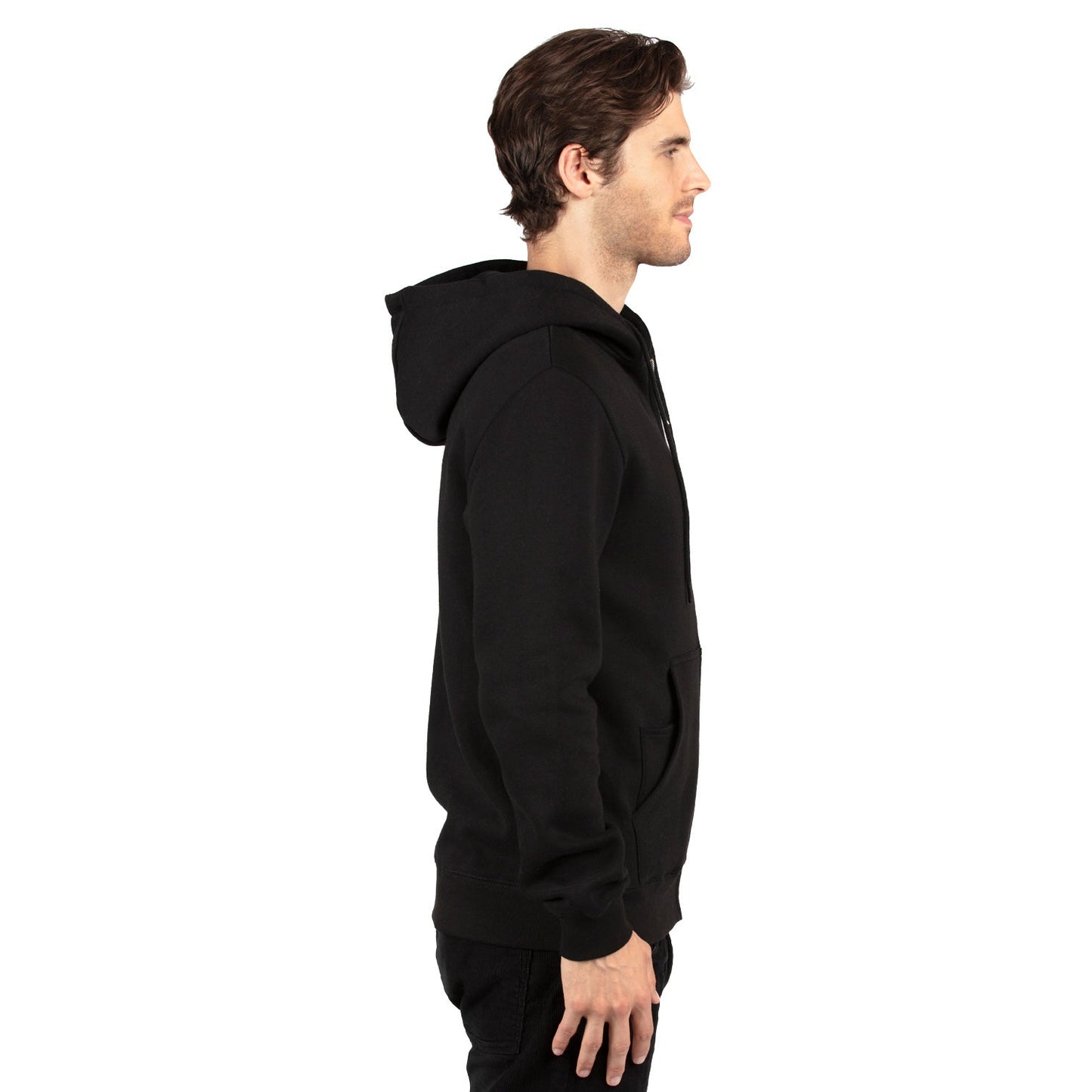 Black Sweatshirts - Threadfast - Cozy Triblend Hoodie