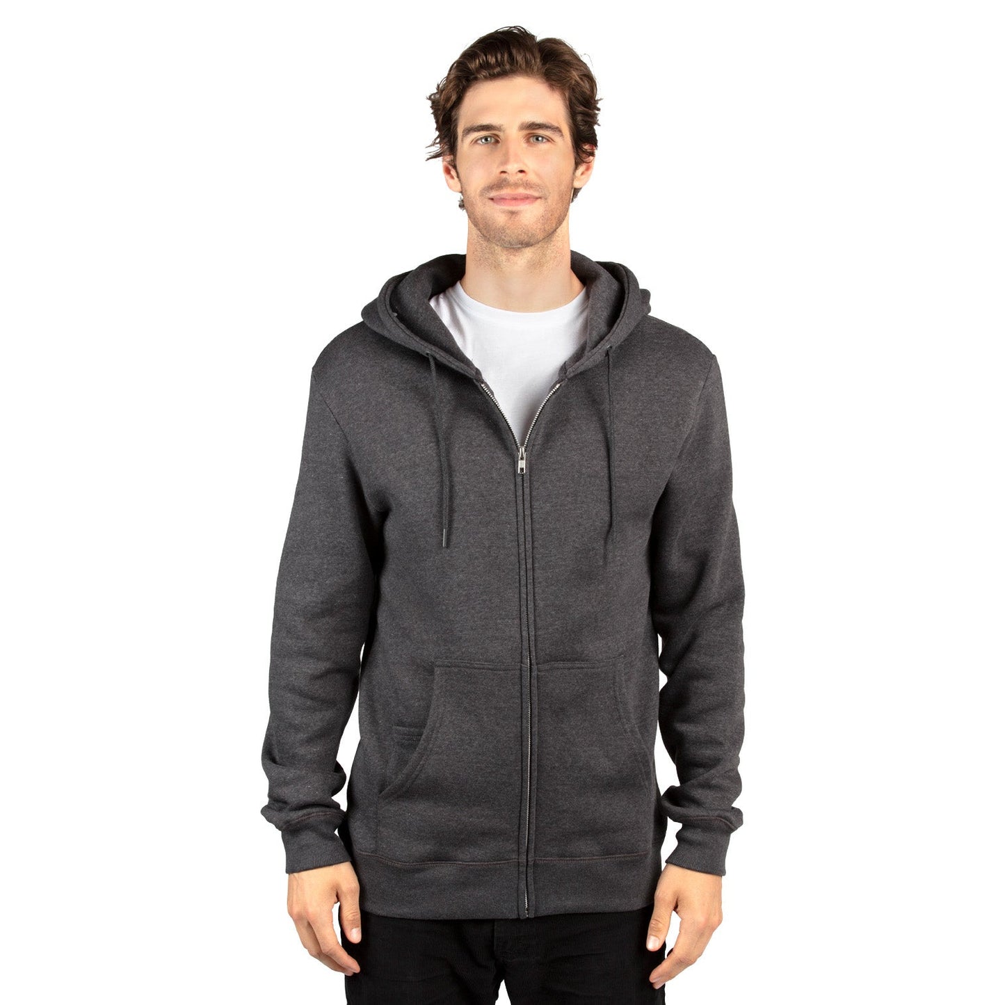 Black Sweatshirts - Threadfast - Cozy Triblend Hoodie
