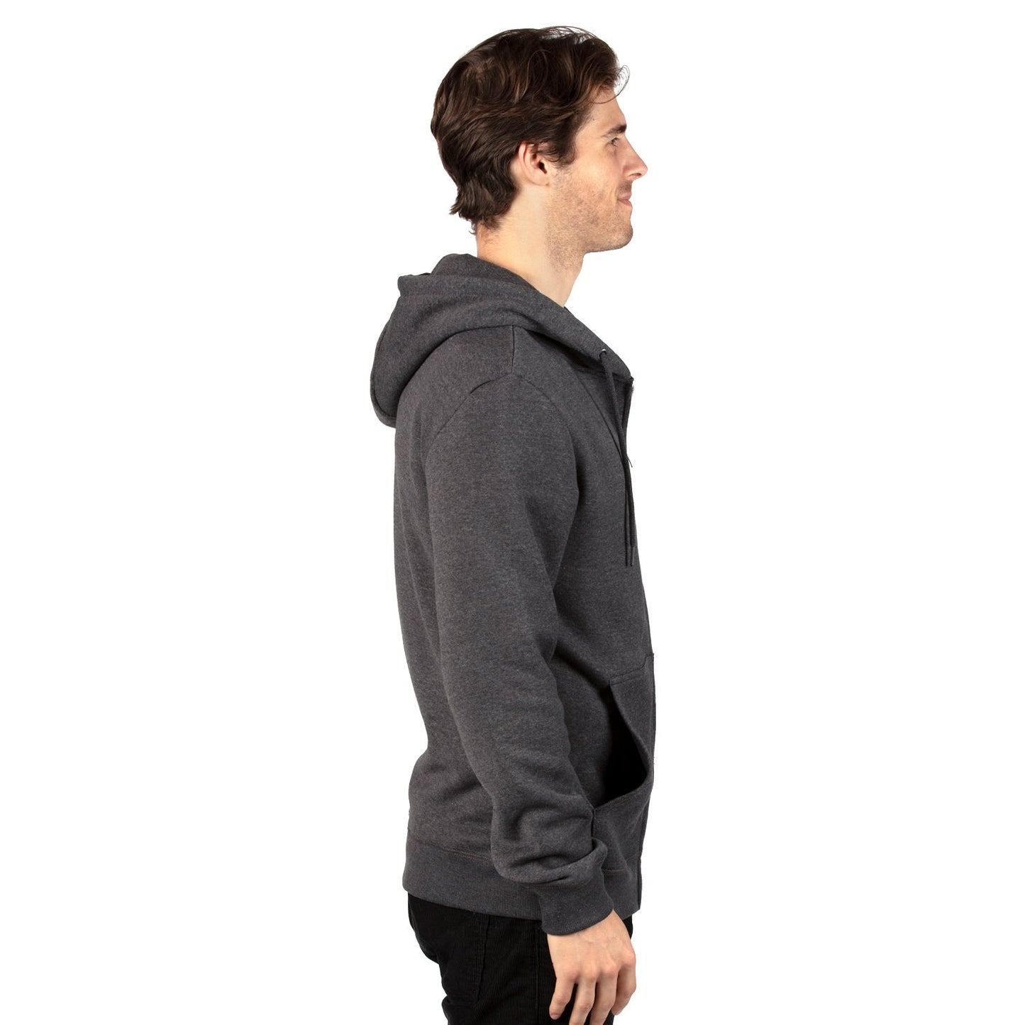 Black Sweatshirts - Threadfast - Cozy Triblend Hoodie