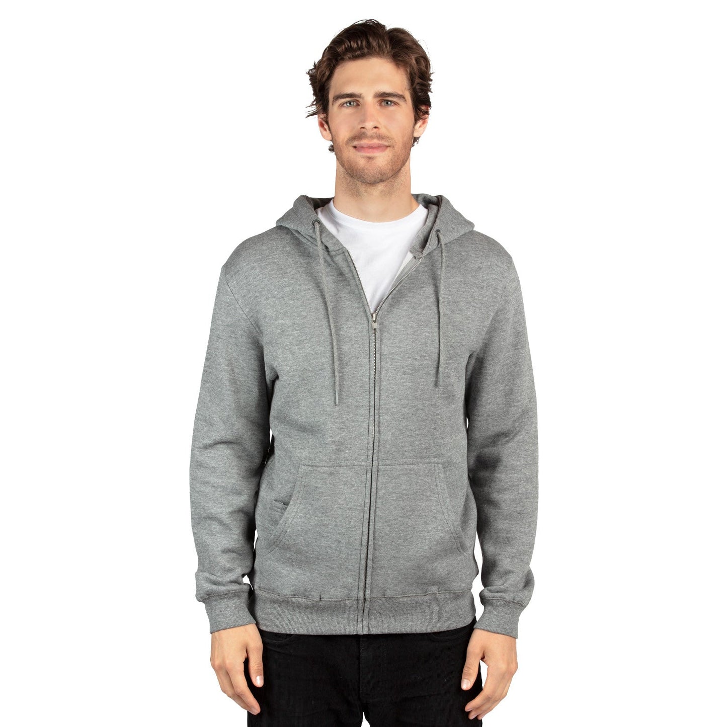 Black Sweatshirts - Threadfast - Cozy Triblend Hoodie