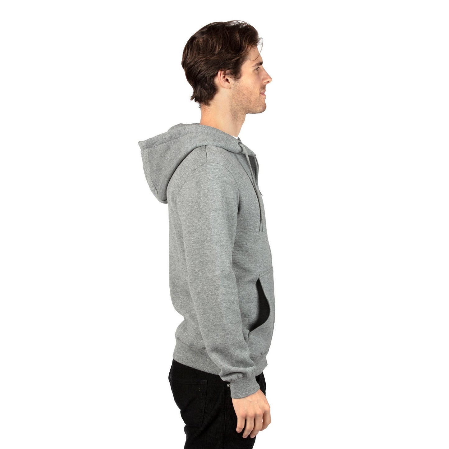 Black Sweatshirts - Threadfast - Cozy Triblend Hoodie