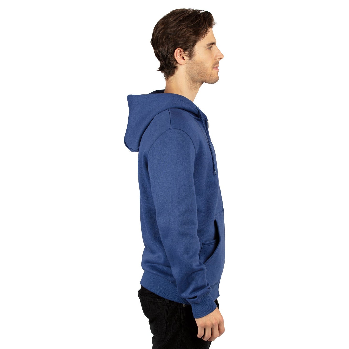 Black Sweatshirts - Threadfast - Cozy Triblend Hoodie