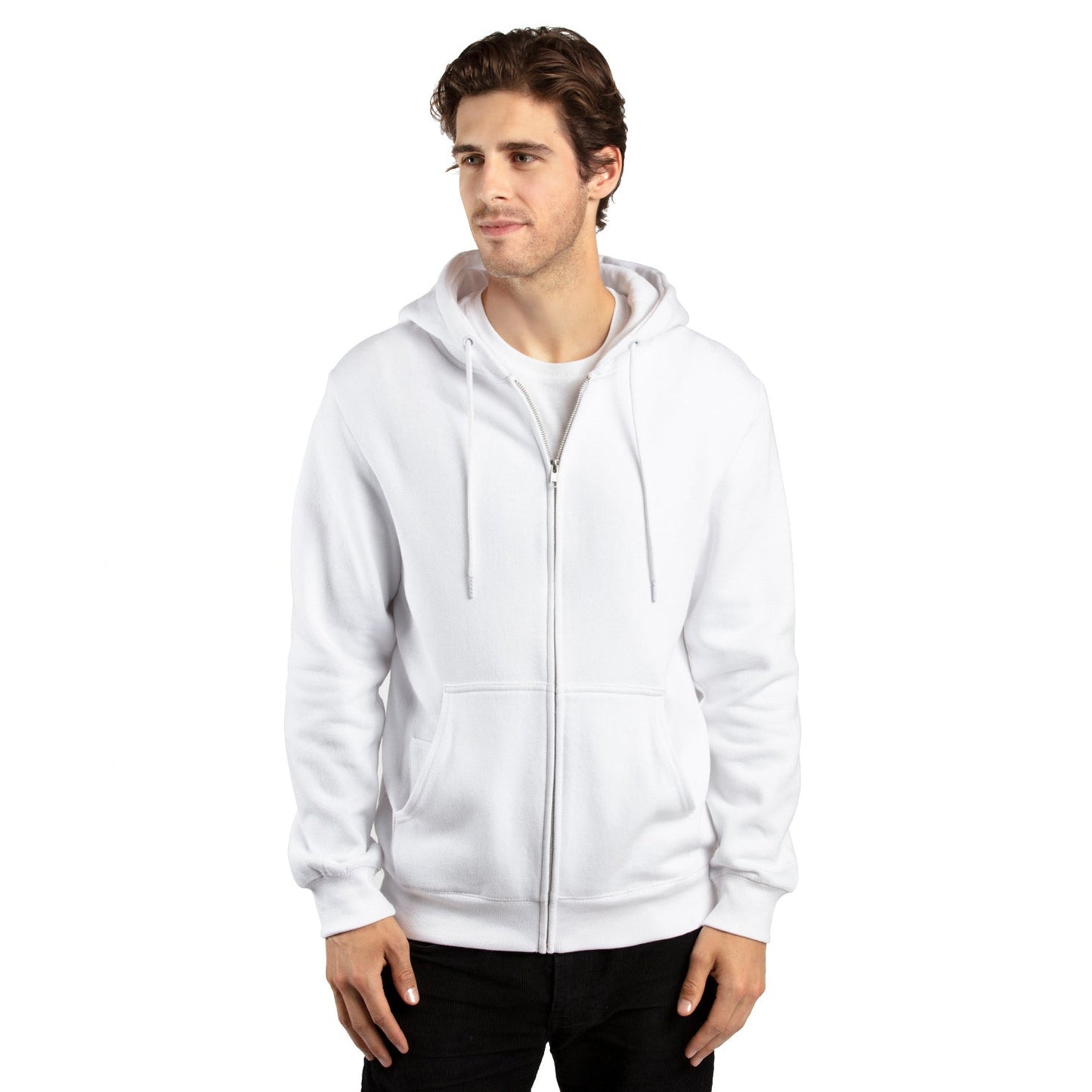 Black Sweatshirts - Threadfast - Cozy Triblend Hoodie
