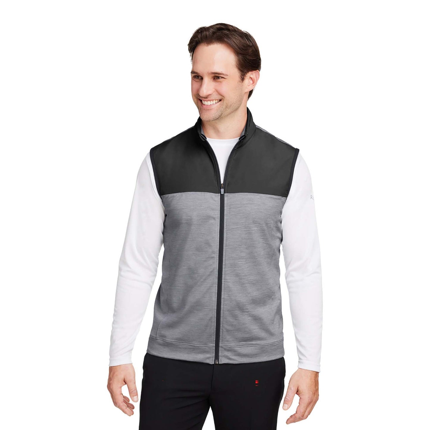 Puma Black Heather Vest - PUMA Golf - Eco-Friendly Design
