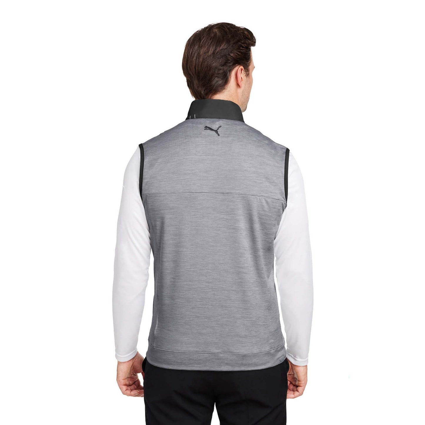 Puma Black Heather Vest - PUMA Golf - Eco-Friendly Design