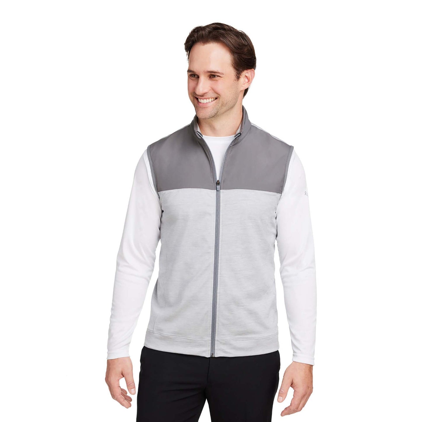 Puma Black Heather Vest - PUMA Golf - Eco-Friendly Design