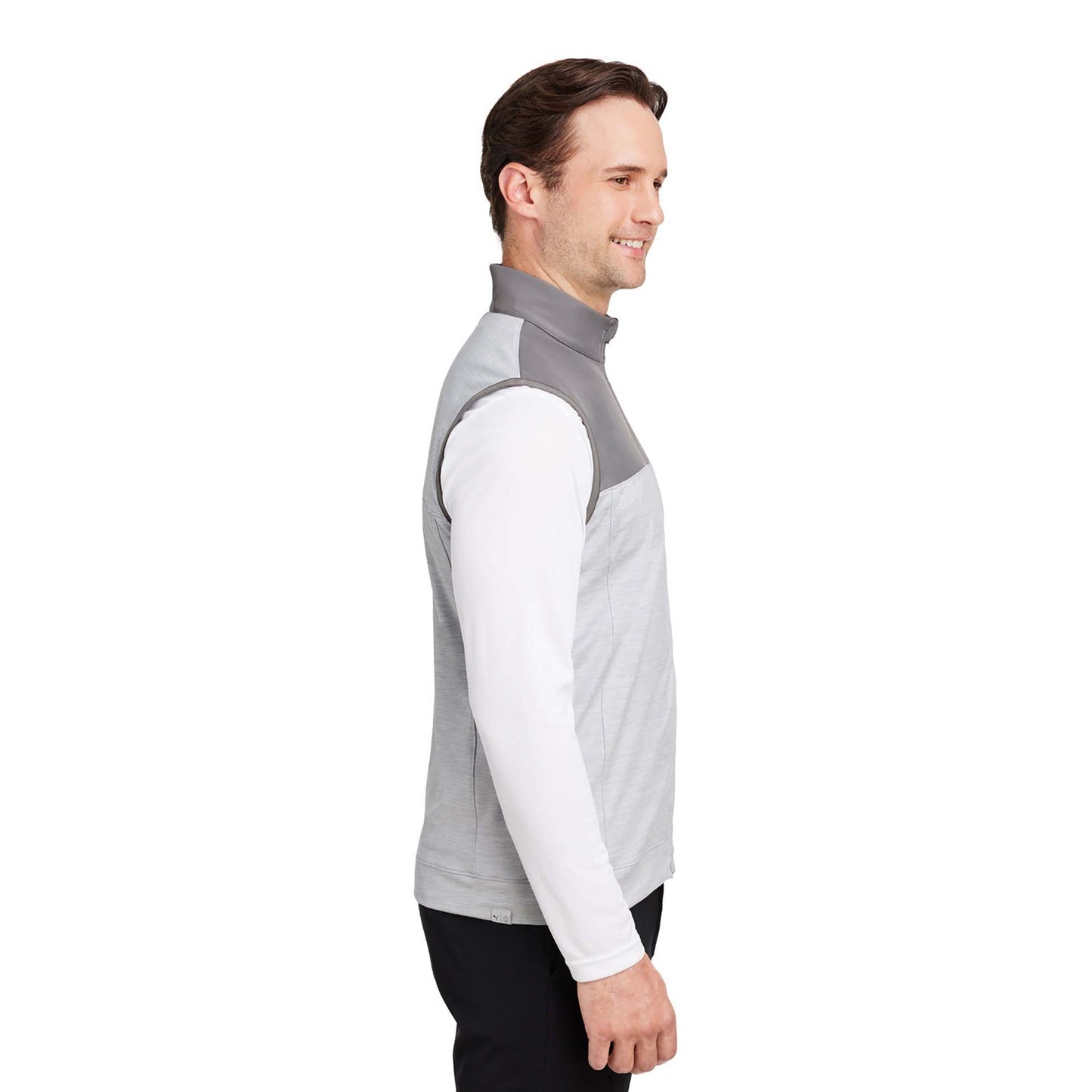 Puma Black Heather Vest - PUMA Golf - Eco-Friendly Design