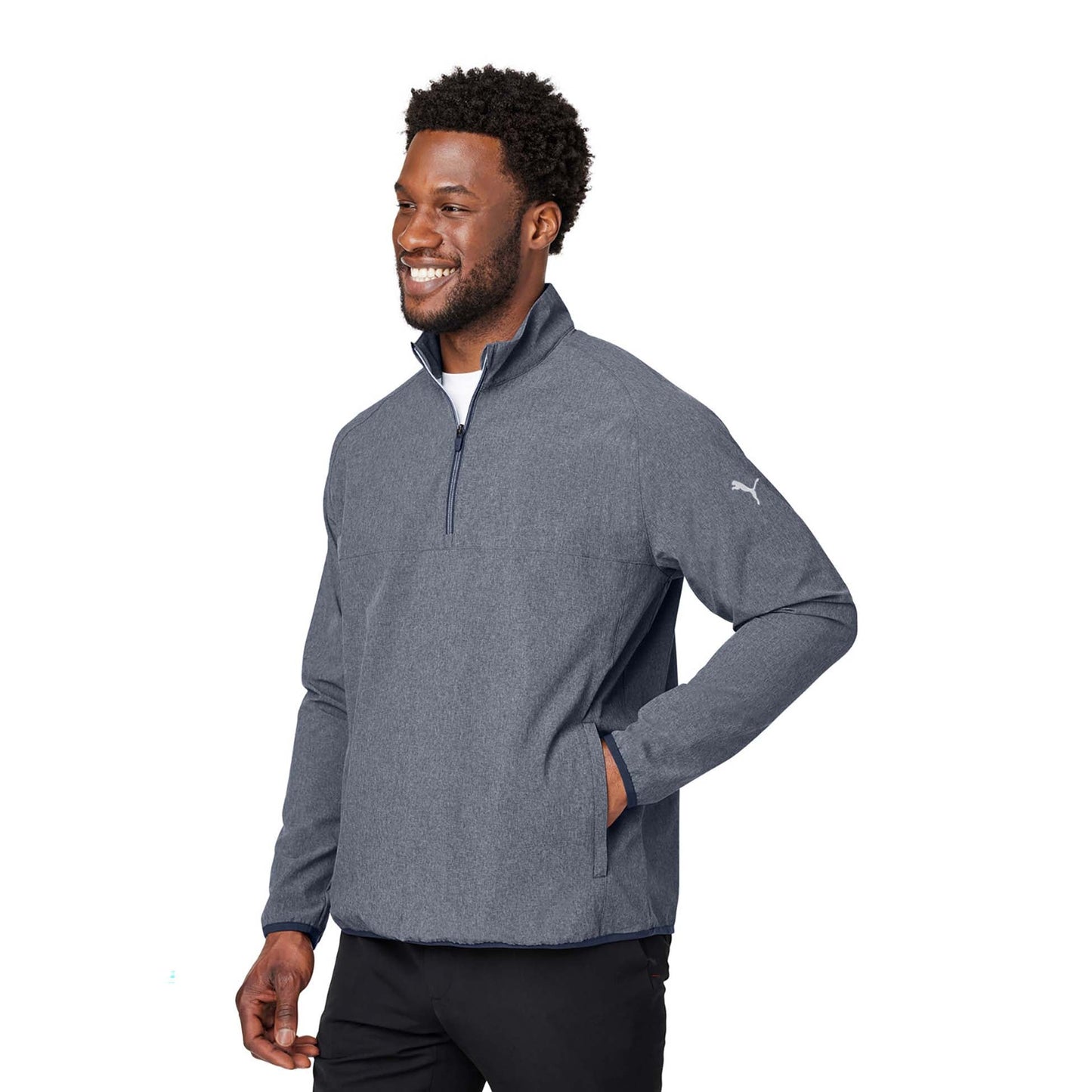 Puma Black Heather Sweatshirt - PUMA - Cozy Design