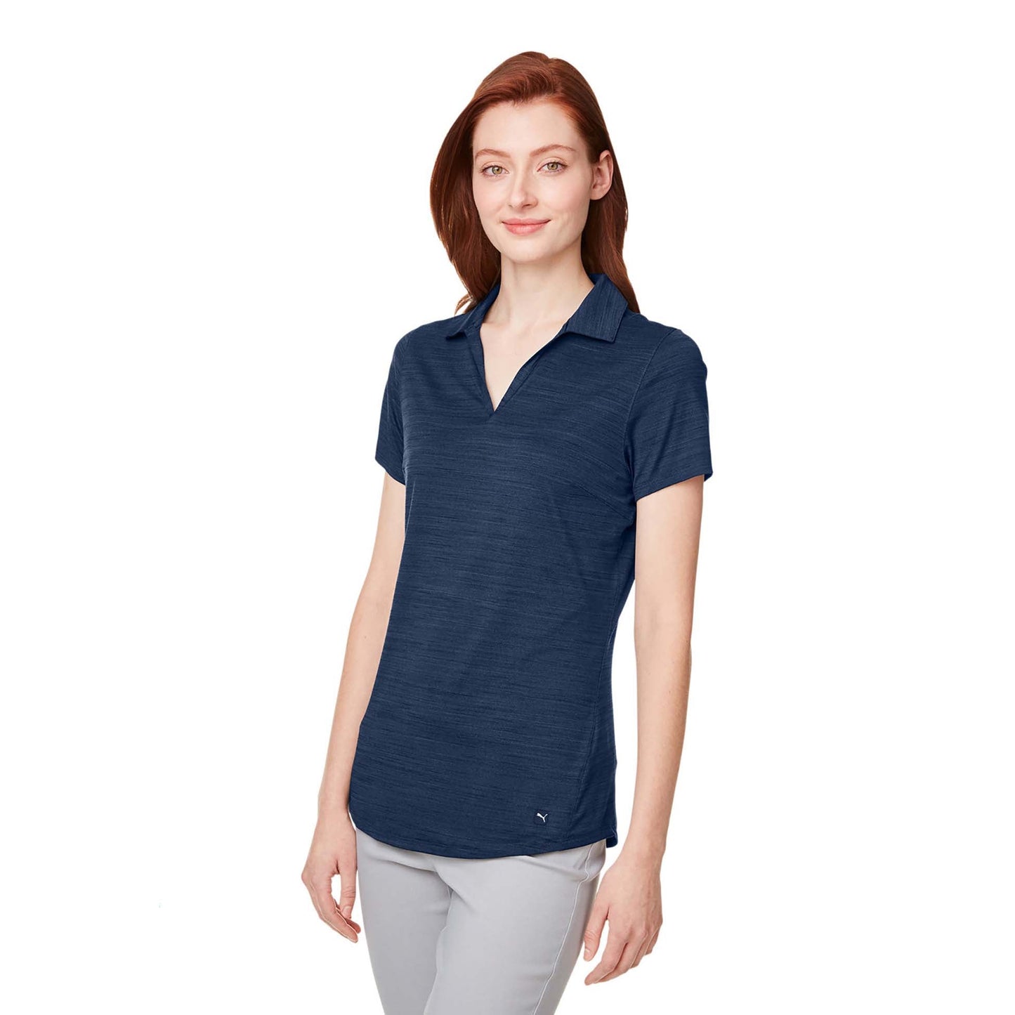 Puma Black Heather Polo - PUMA - Cloudspun Fabric