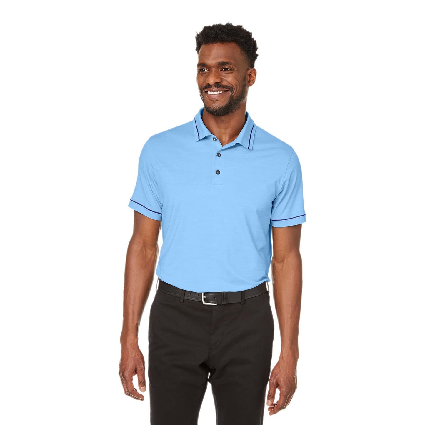 Puma Black Heather Polo Shirt - PUMA Golf - Moisture Wicking