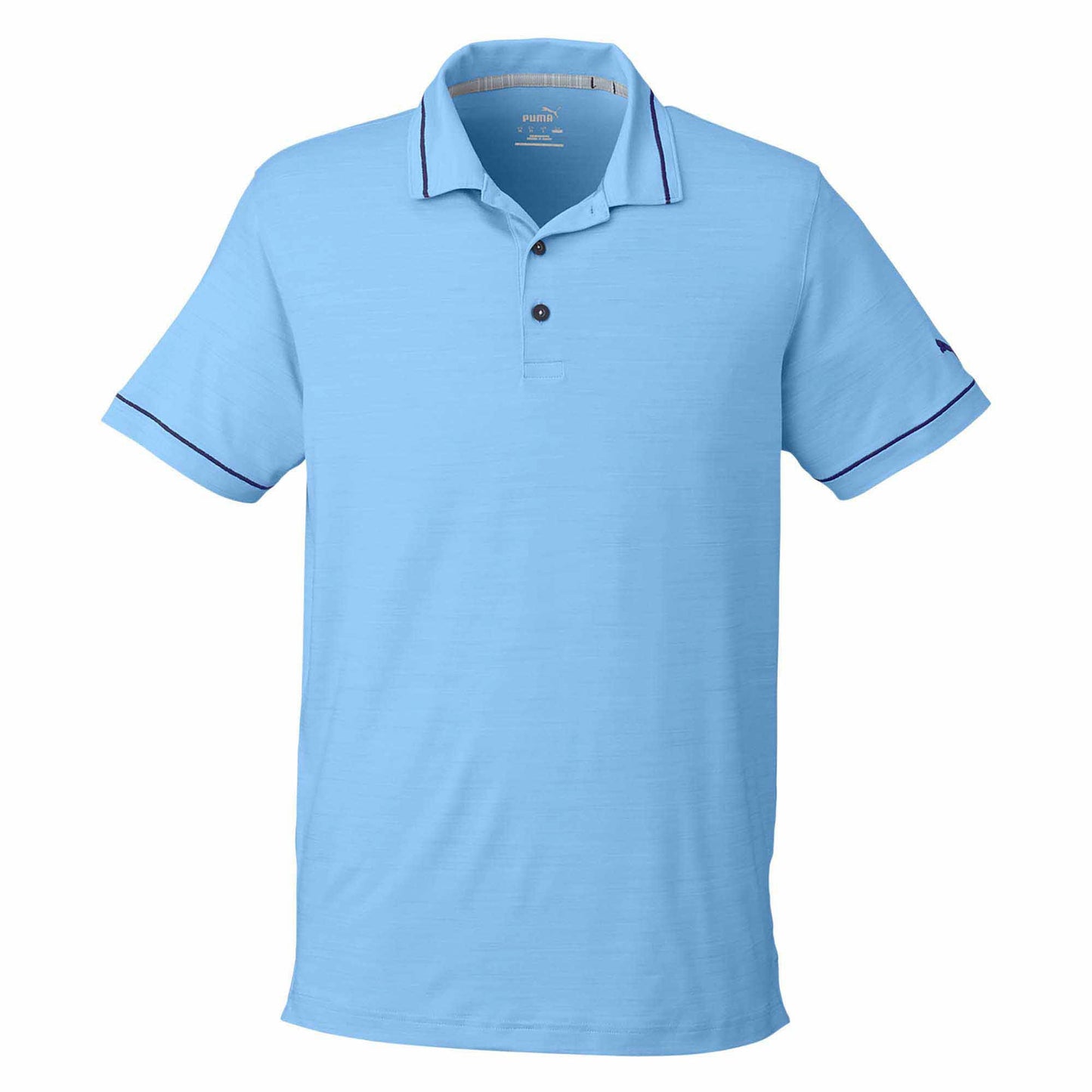 Puma Black Heather Polo Shirt - PUMA Golf - Moisture Wicking