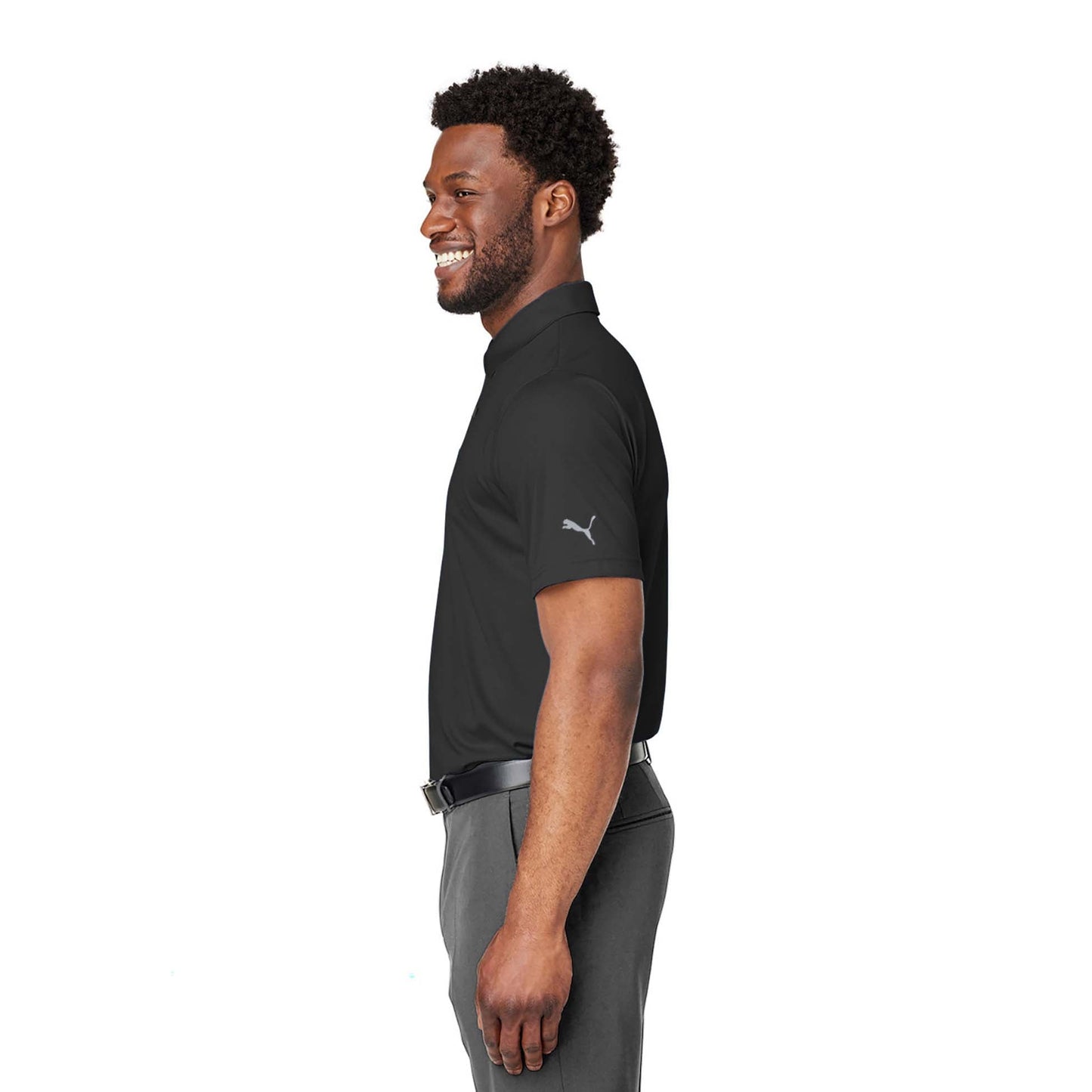 Puma Black Polo Shirt - PUMA - Moisture-Wicking