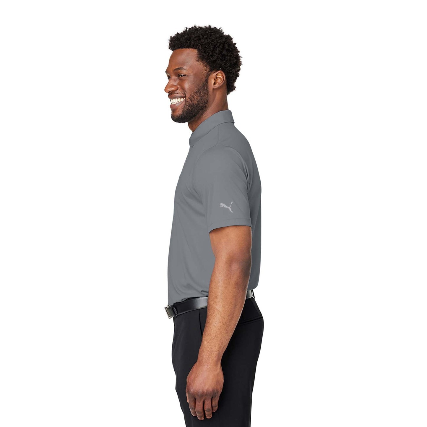 Puma Black Polo Shirt - PUMA - Moisture-Wicking