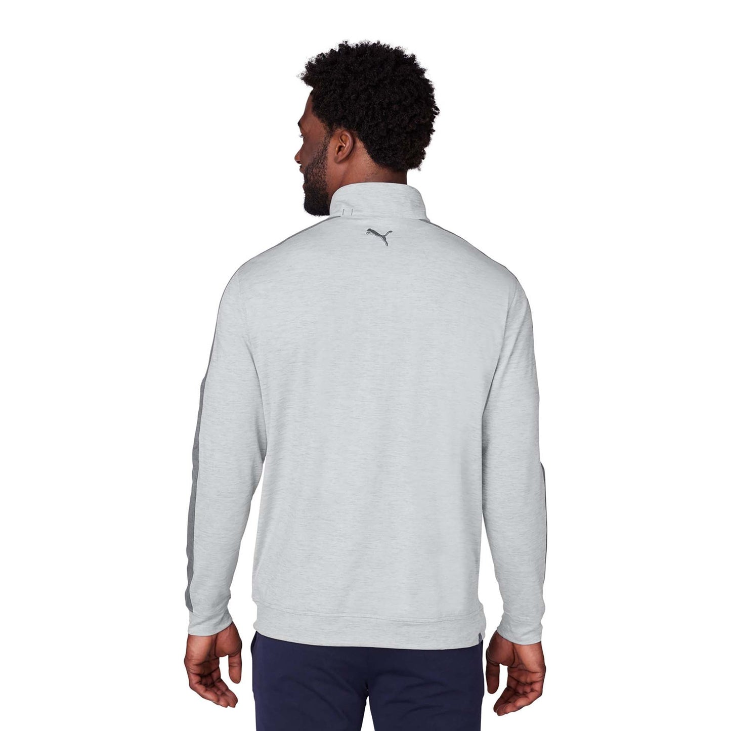 Puma Black Heather Sweatshirt - PUMA Golf - Moisture-Wicking