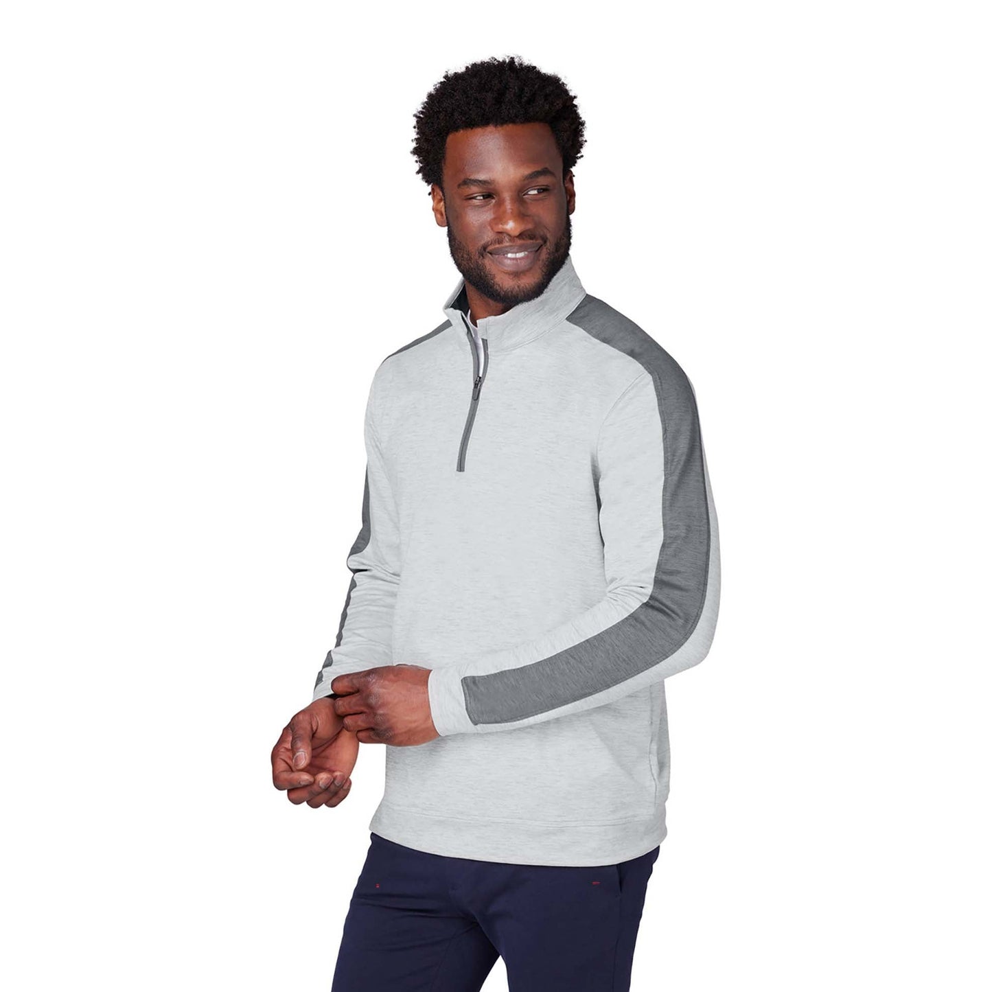 Puma Black Heather Sweatshirt - PUMA Golf - Moisture-Wicking