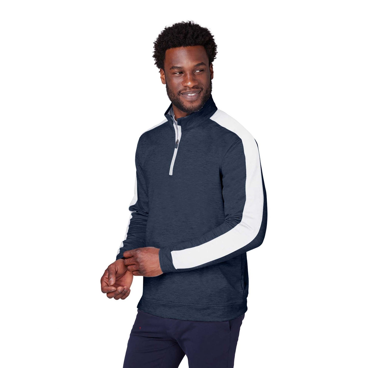 Puma Black Heather Sweatshirt - PUMA Golf - Moisture-Wicking