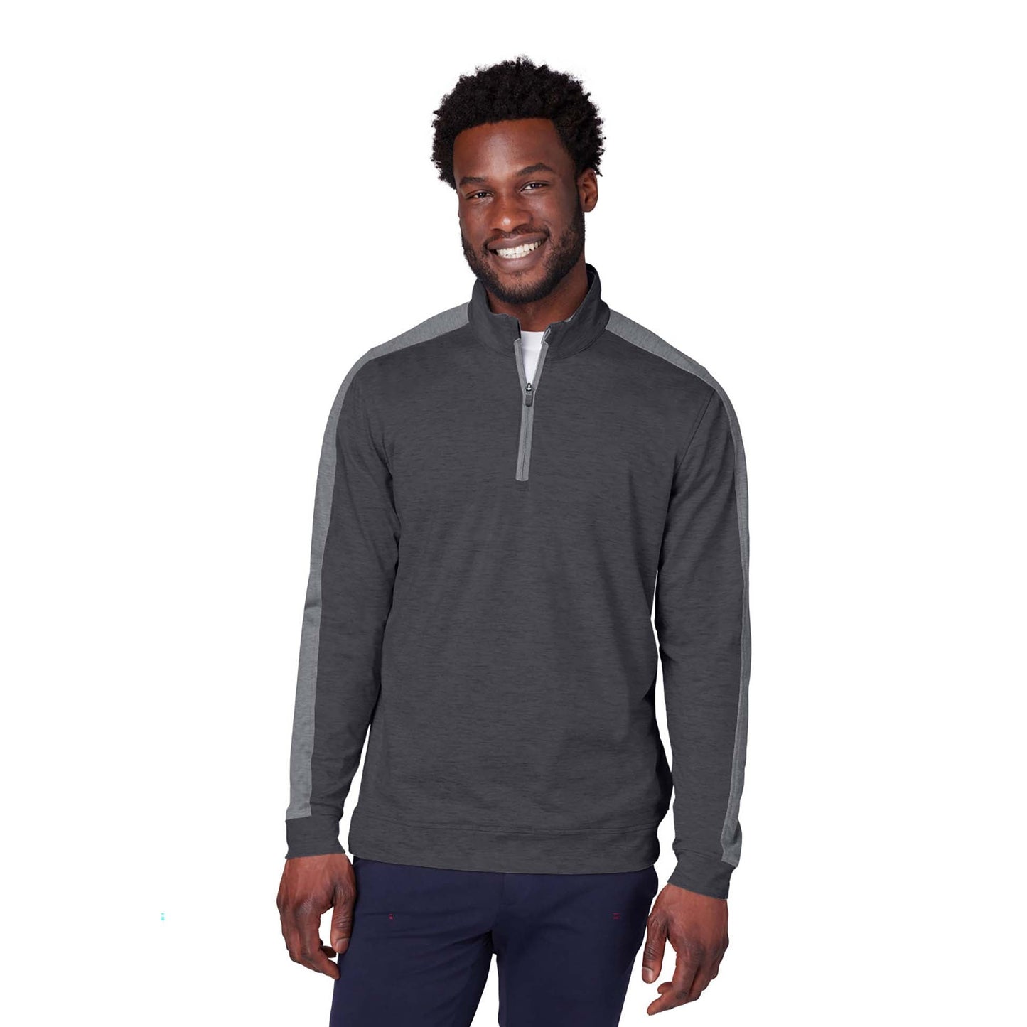 Puma Black Heather Sweatshirt - PUMA Golf - Moisture-Wicking