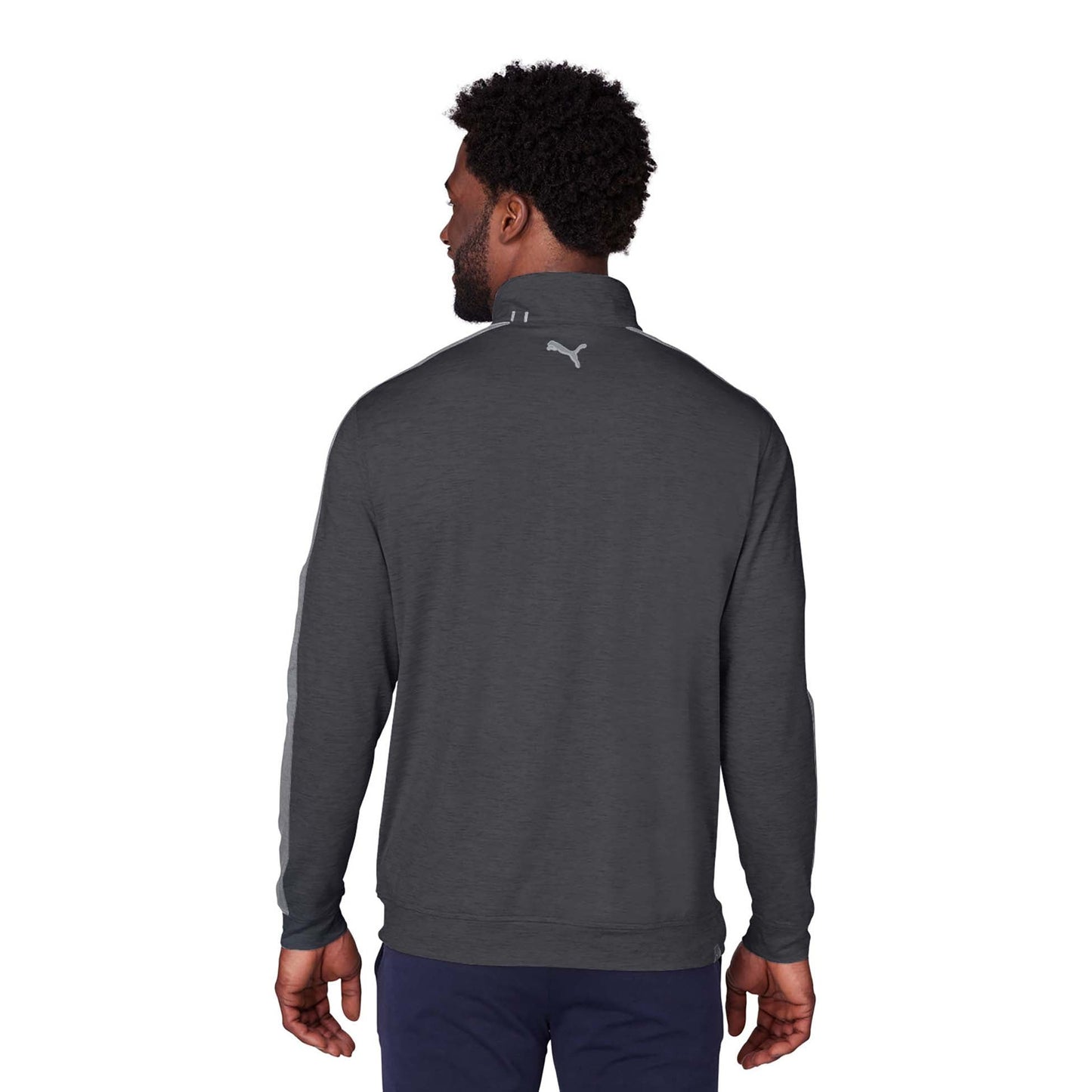 Puma Black Heather Sweatshirt - PUMA Golf - Moisture-Wicking