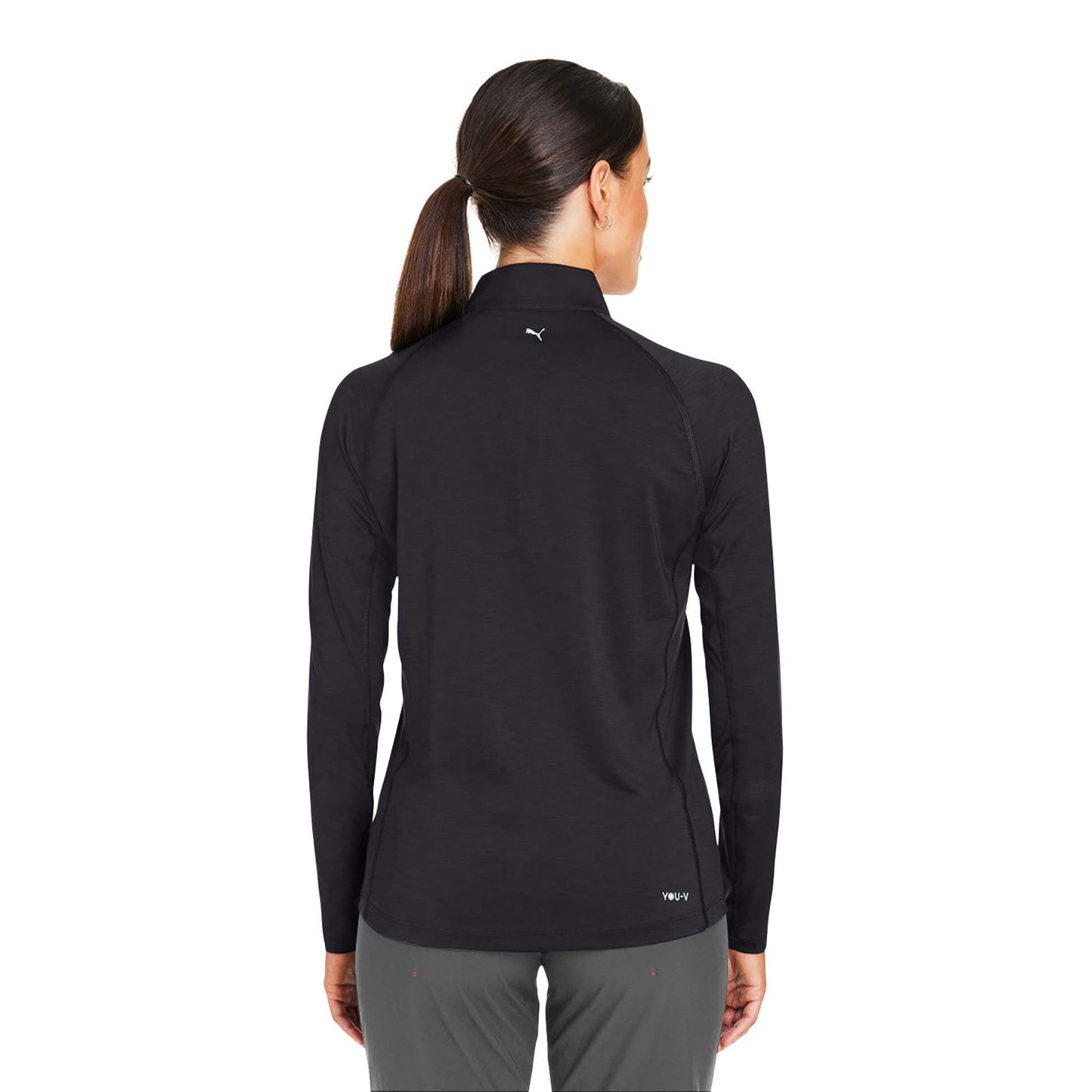 Puma Black Sweatshirt - PUMA Golf - Lightweight Fabric