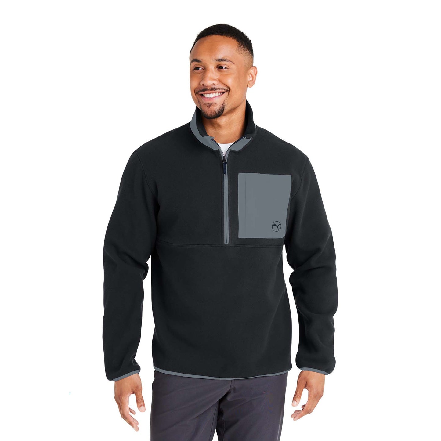 Puma Black/Slate Sky Sweatshirts - PUMA Golf - Fleece Cozy
