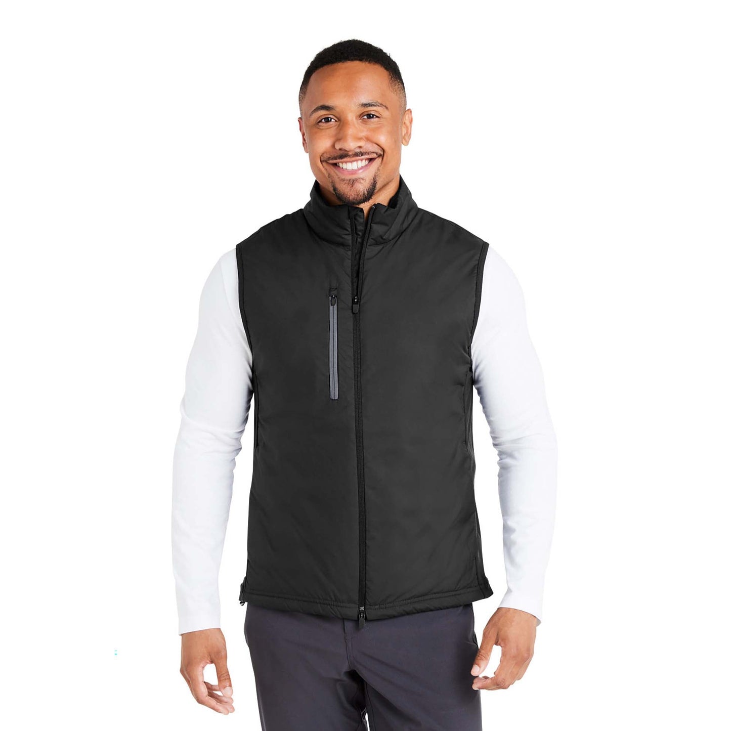 Puma Black Vest - PUMA Golf - Water-Repellent Fabric