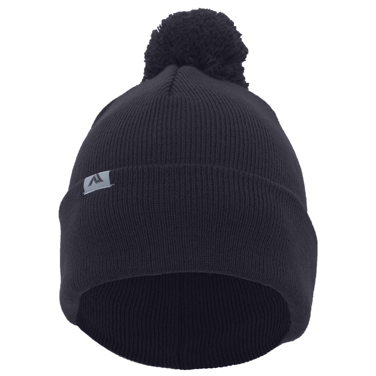 Black/Red Beanies - Pacific Headwear - Stylish Knit Pom-Pom