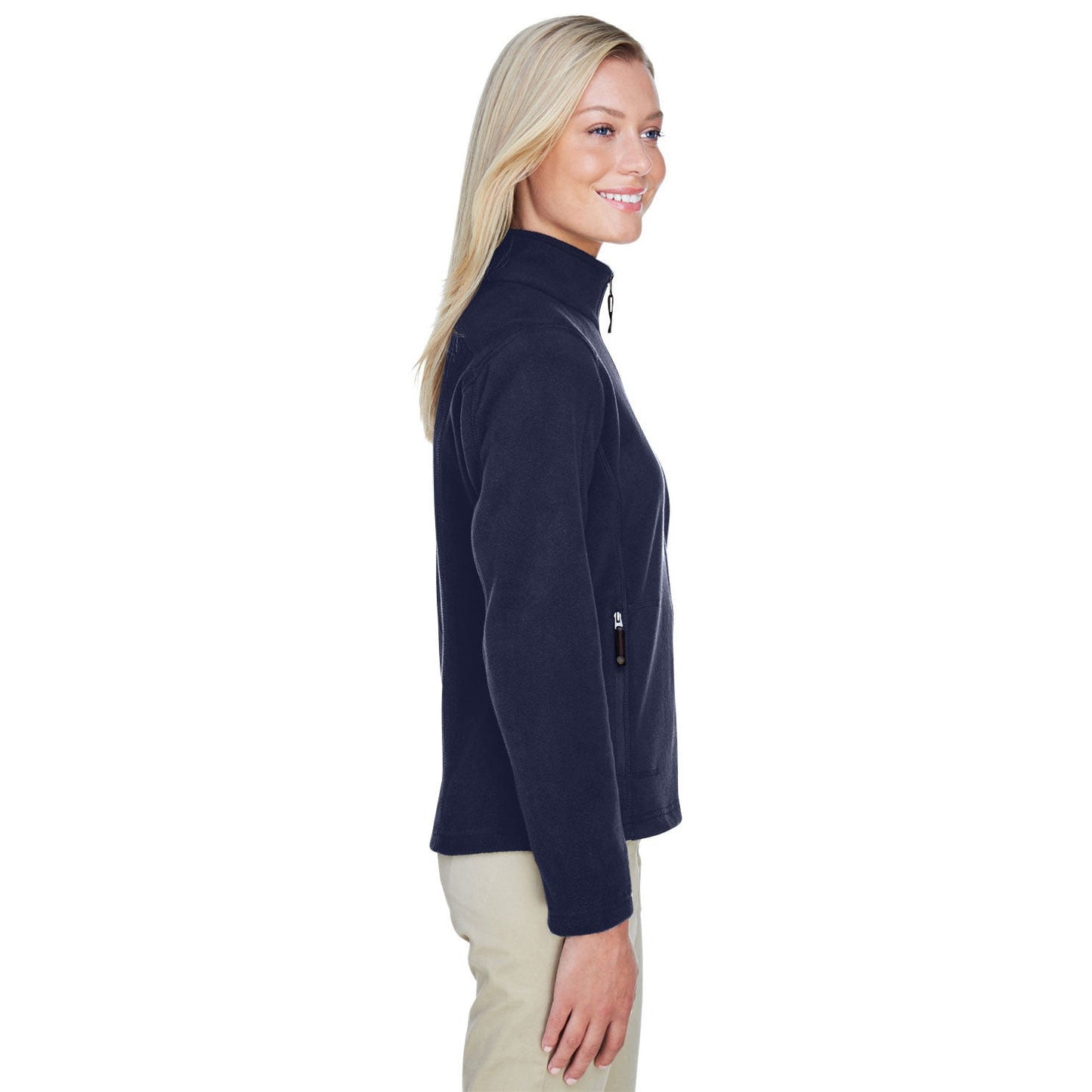 Black Fleece Jacket - North End - Cozy Design