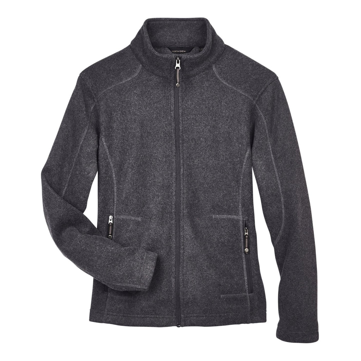 Black Fleece Jacket - North End - Cozy Design