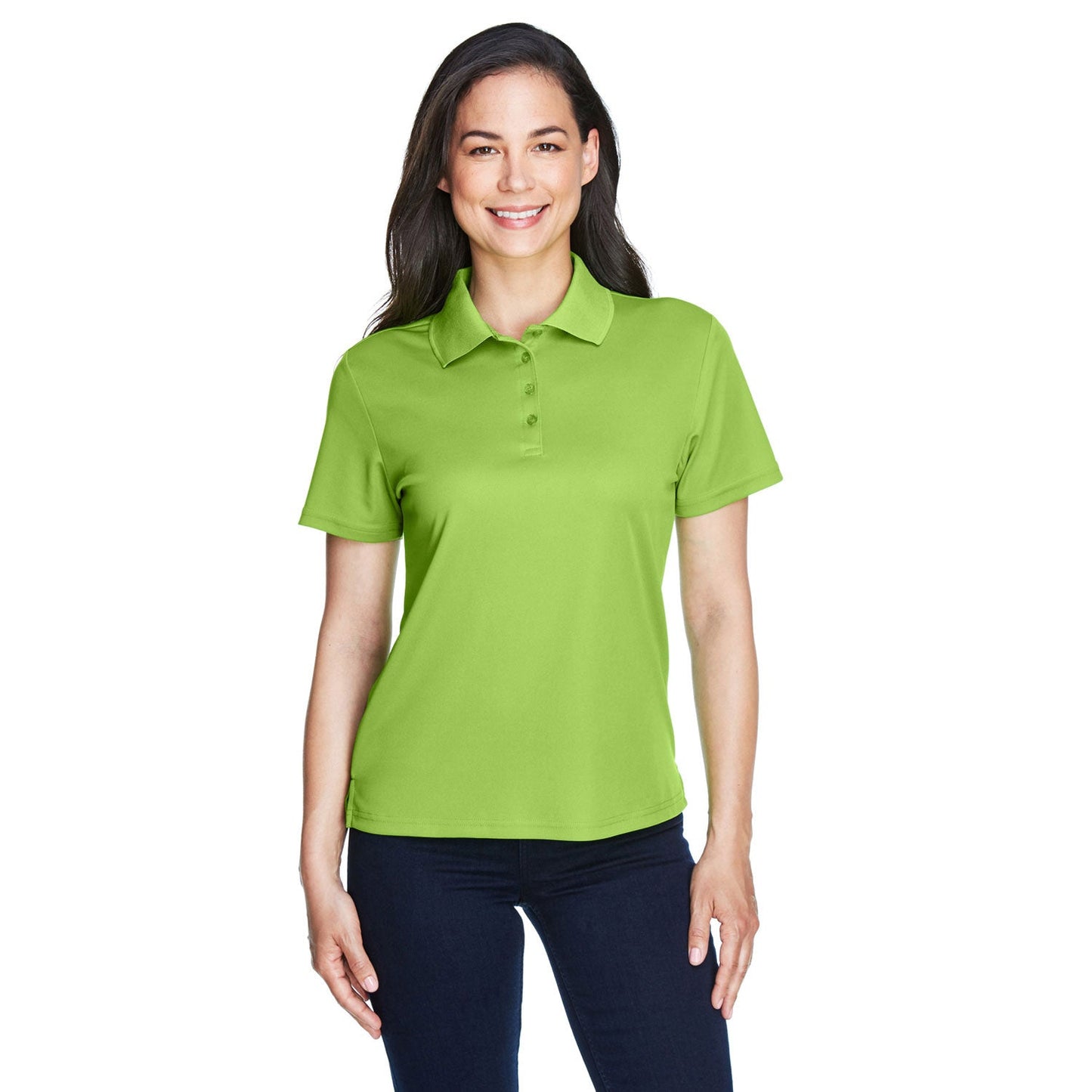 Black Polo Shirt - Core 365 - Performance Pique
