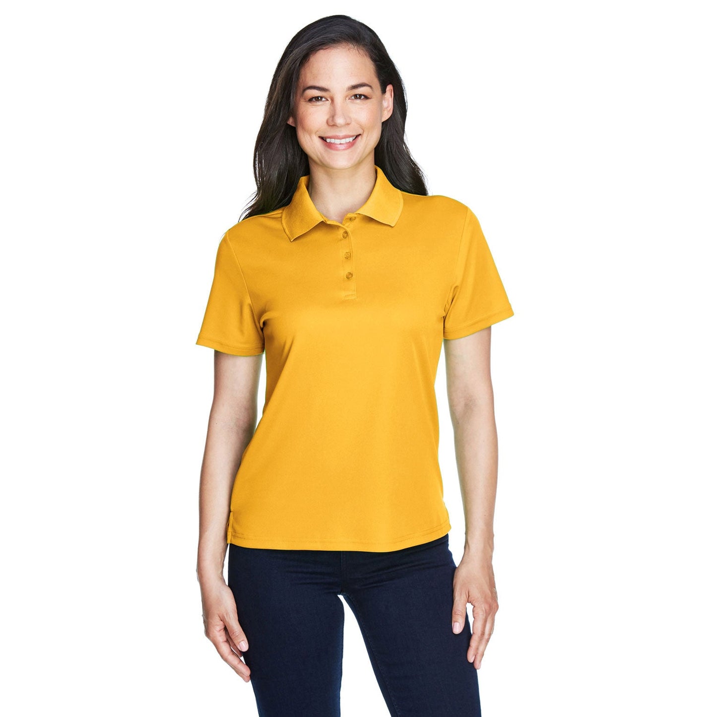 Black Polo Shirt - Core 365 - Performance Pique