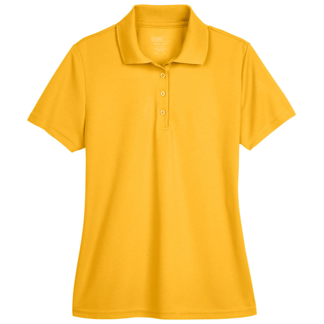 Black Polo Shirt - Core 365 - Performance Pique