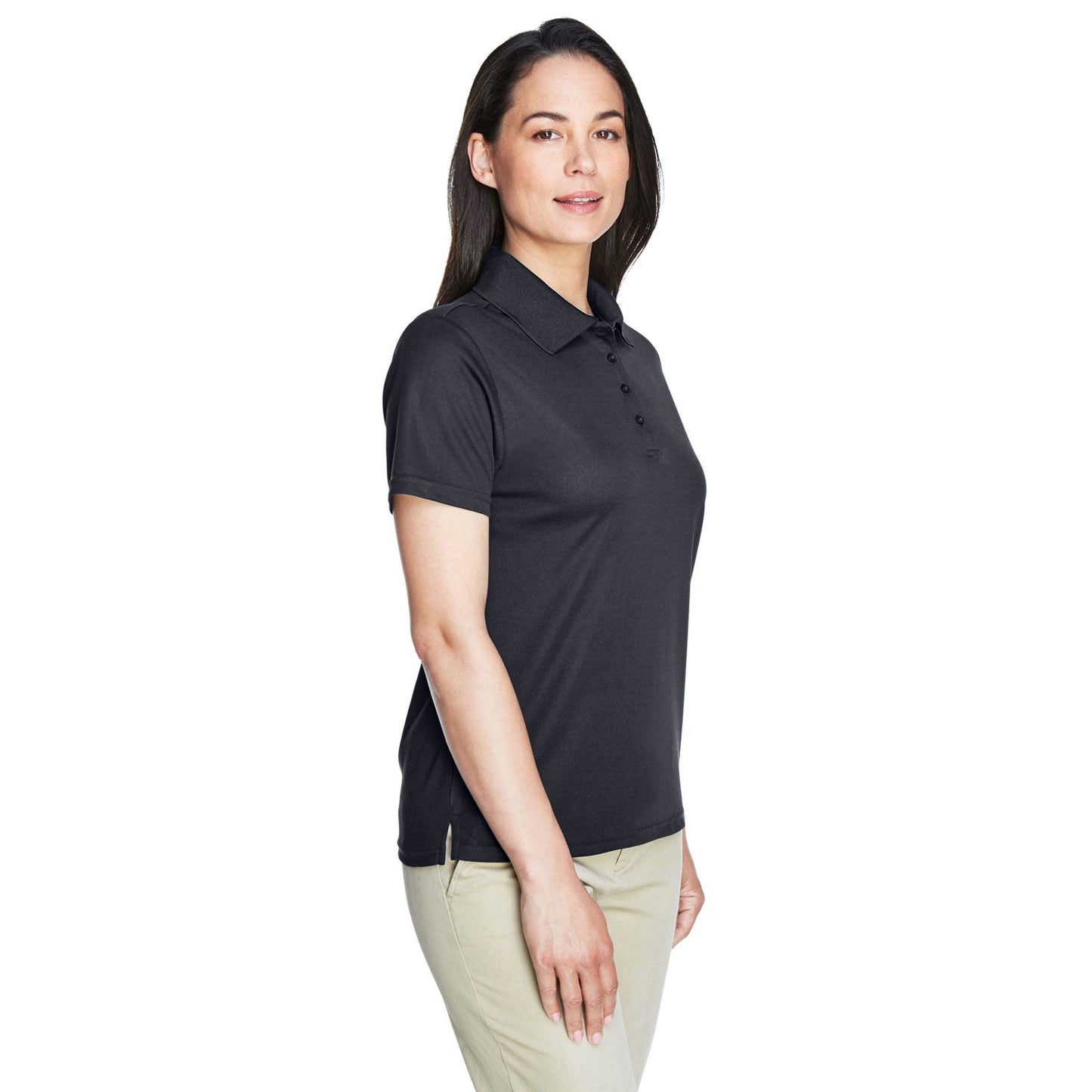 Black Polo Shirt - Core 365 - Performance Pique