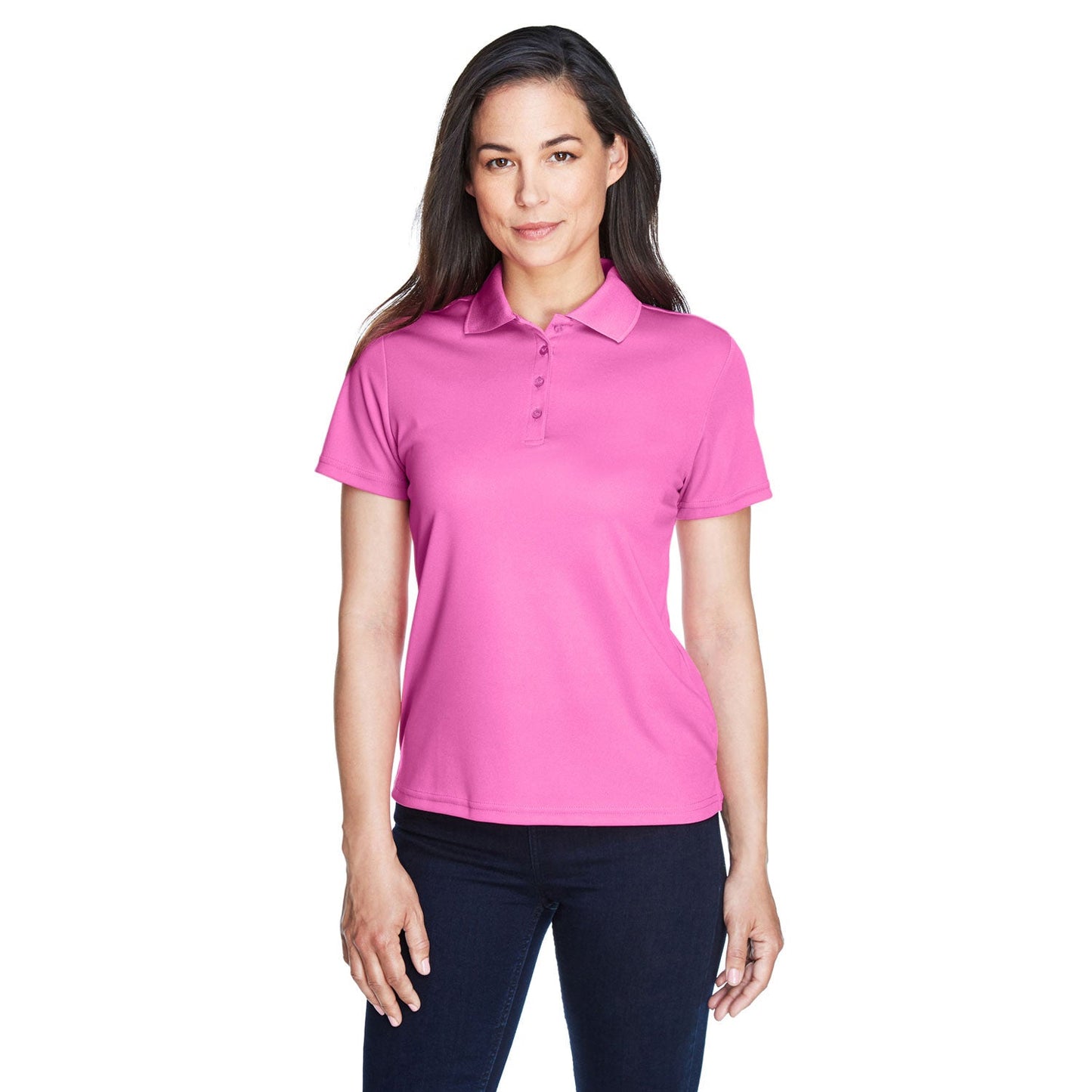 Black Polo Shirt - Core 365 - Performance Pique