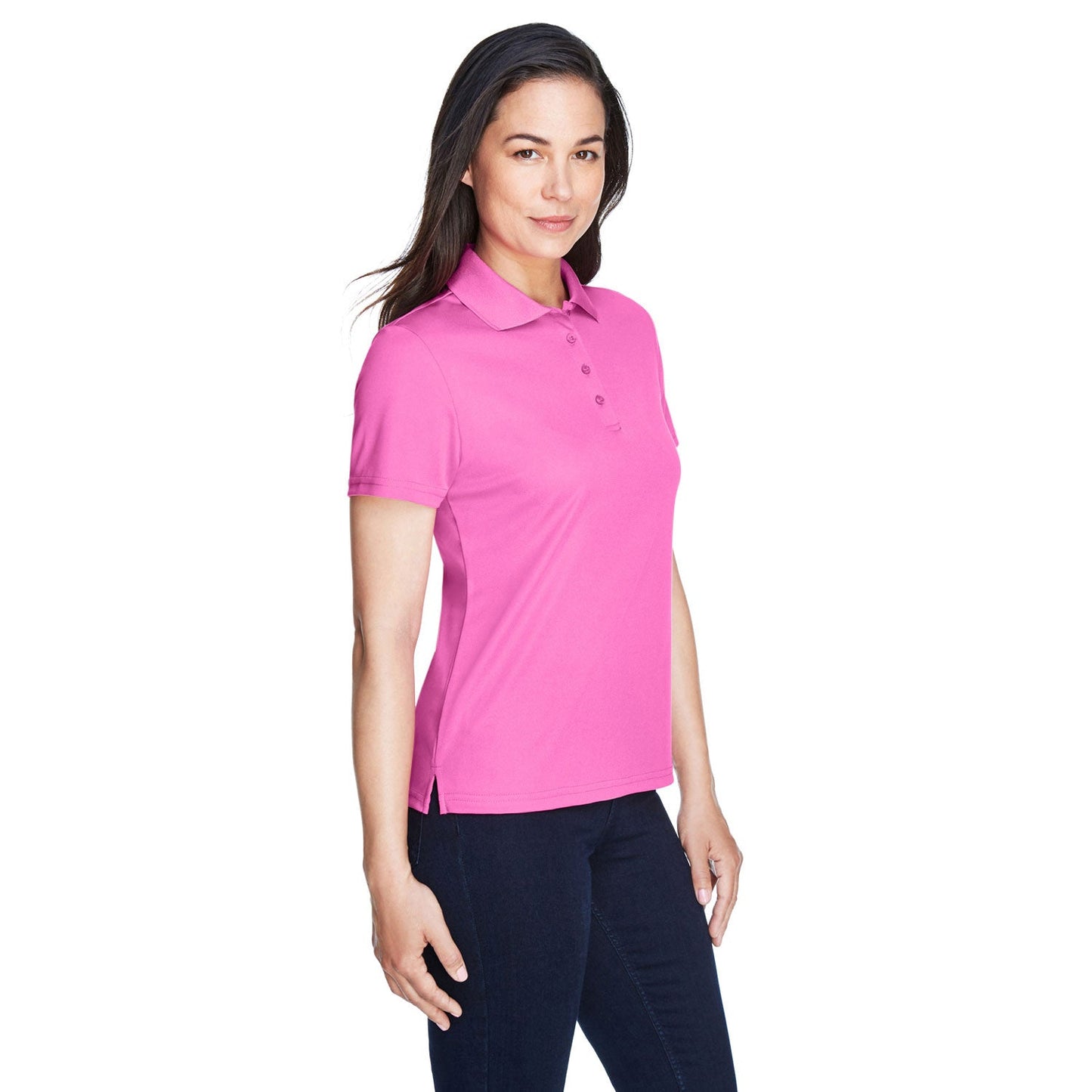 Black Polo Shirt - Core 365 - Performance Pique