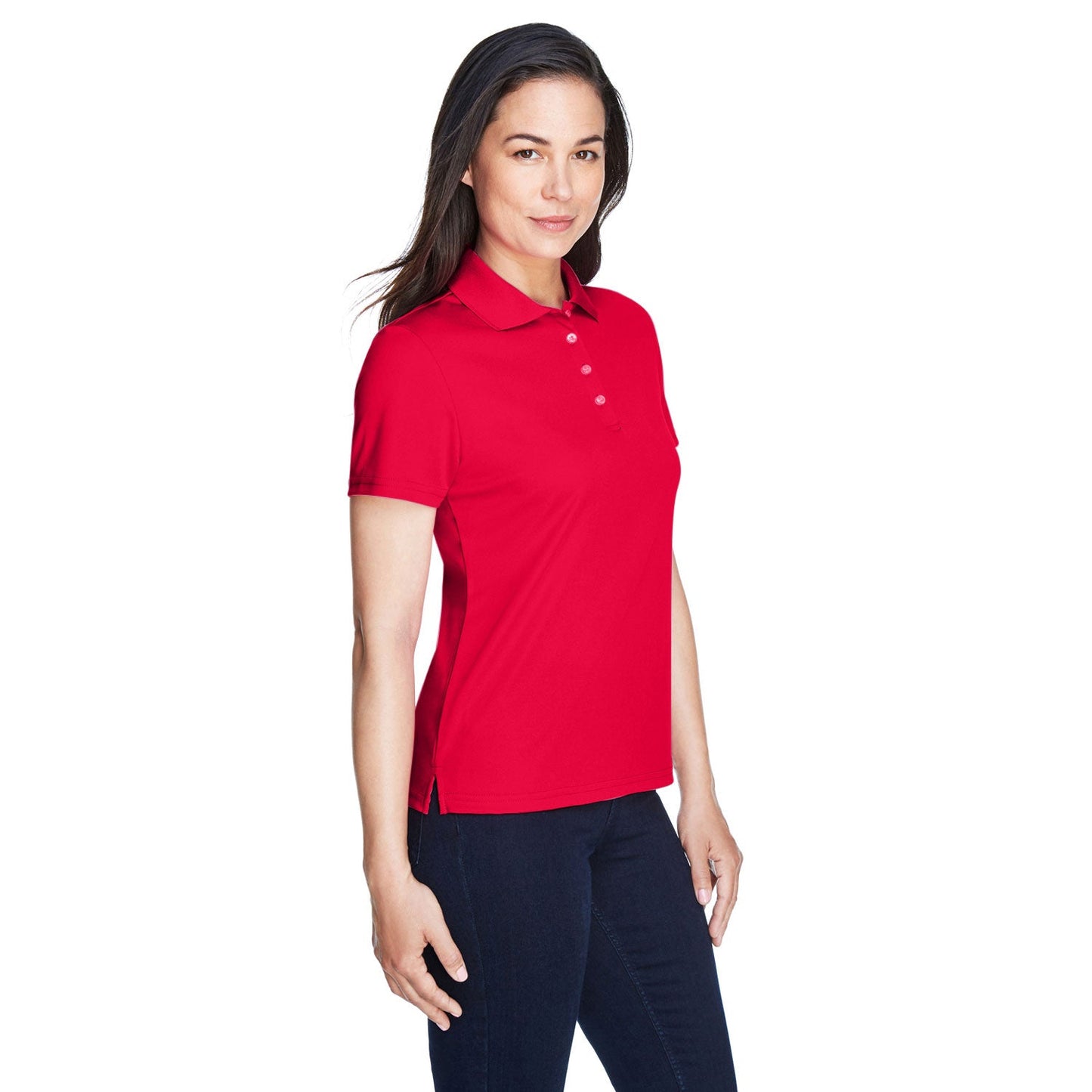 Black Polo Shirt - Core 365 - Performance Pique