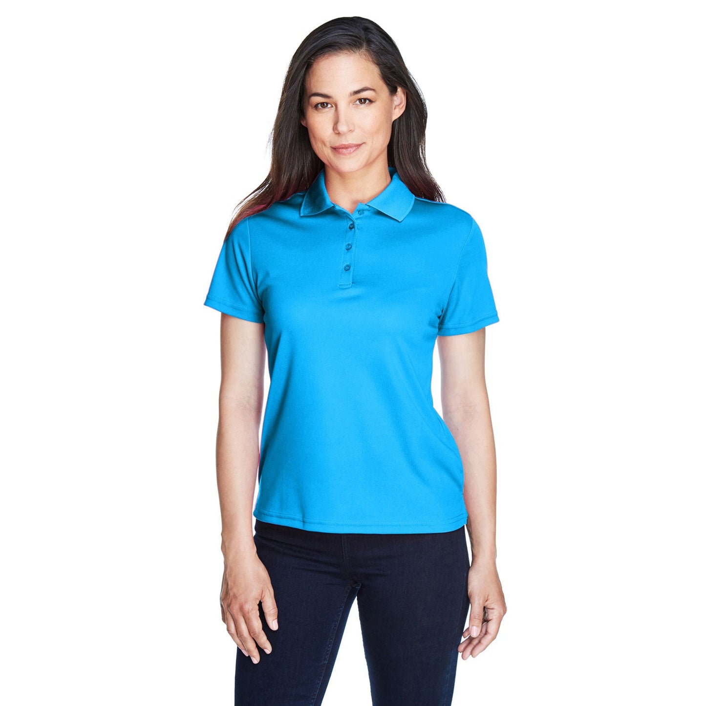 Black Polo Shirt - Core 365 - Performance Pique