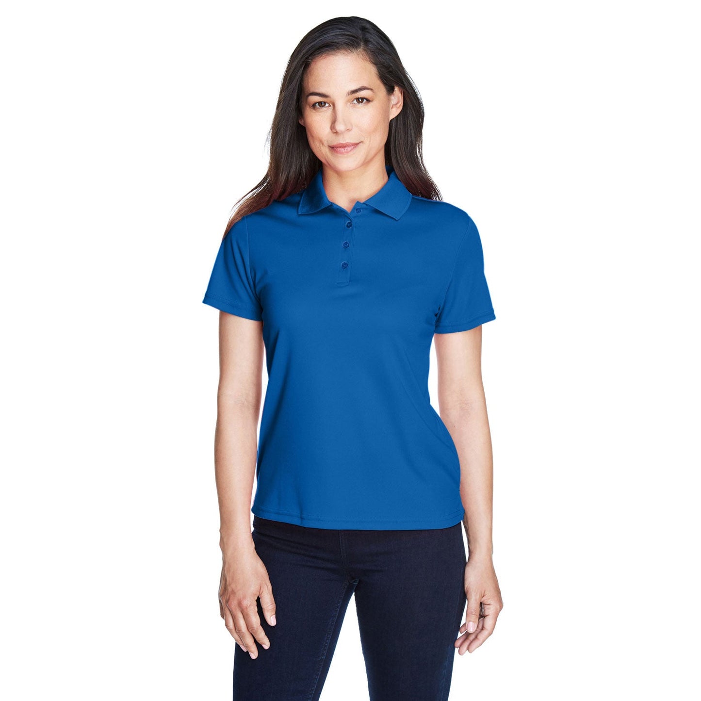 Black Polo Shirt - Core 365 - Performance Pique