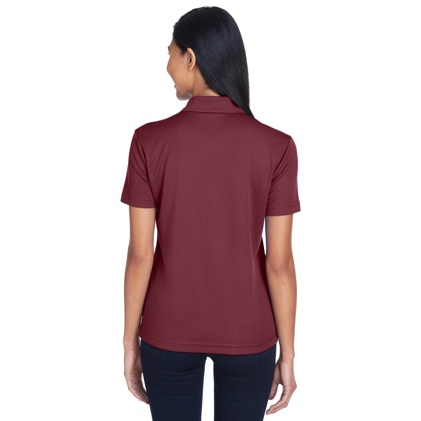 Black Polo Shirt - Core 365 - Performance Fabric