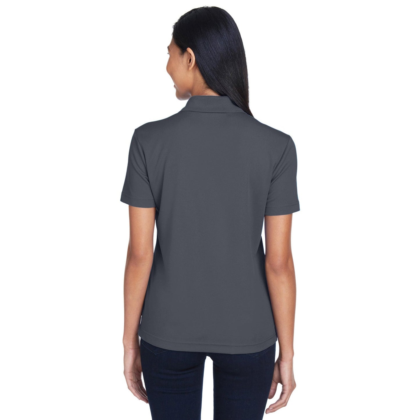 Black Polo Shirt - Core 365 - Performance Fabric