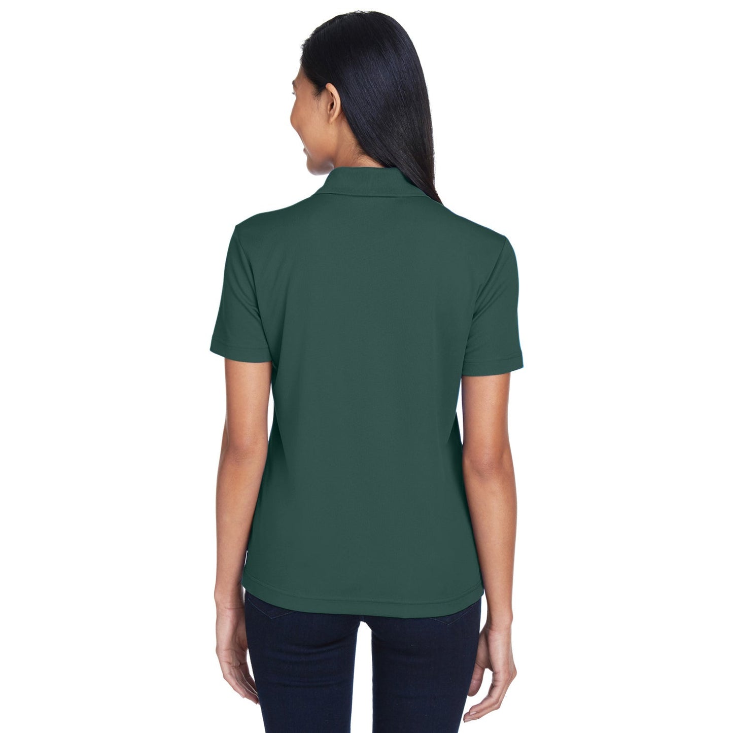 Black Polo Shirt - Core 365 - Performance Fabric