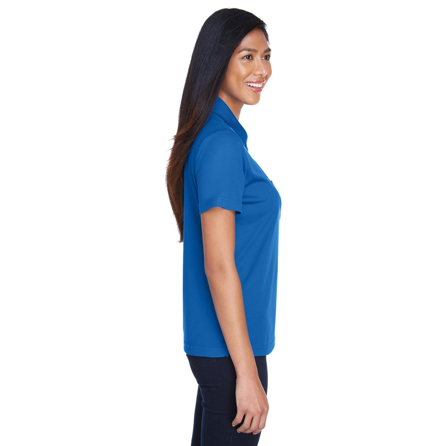 Black Polo Shirt - Core 365 - Performance Fabric