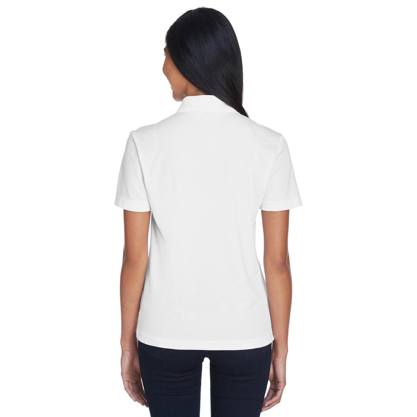 Black Polo Shirt - Core 365 - Performance Fabric