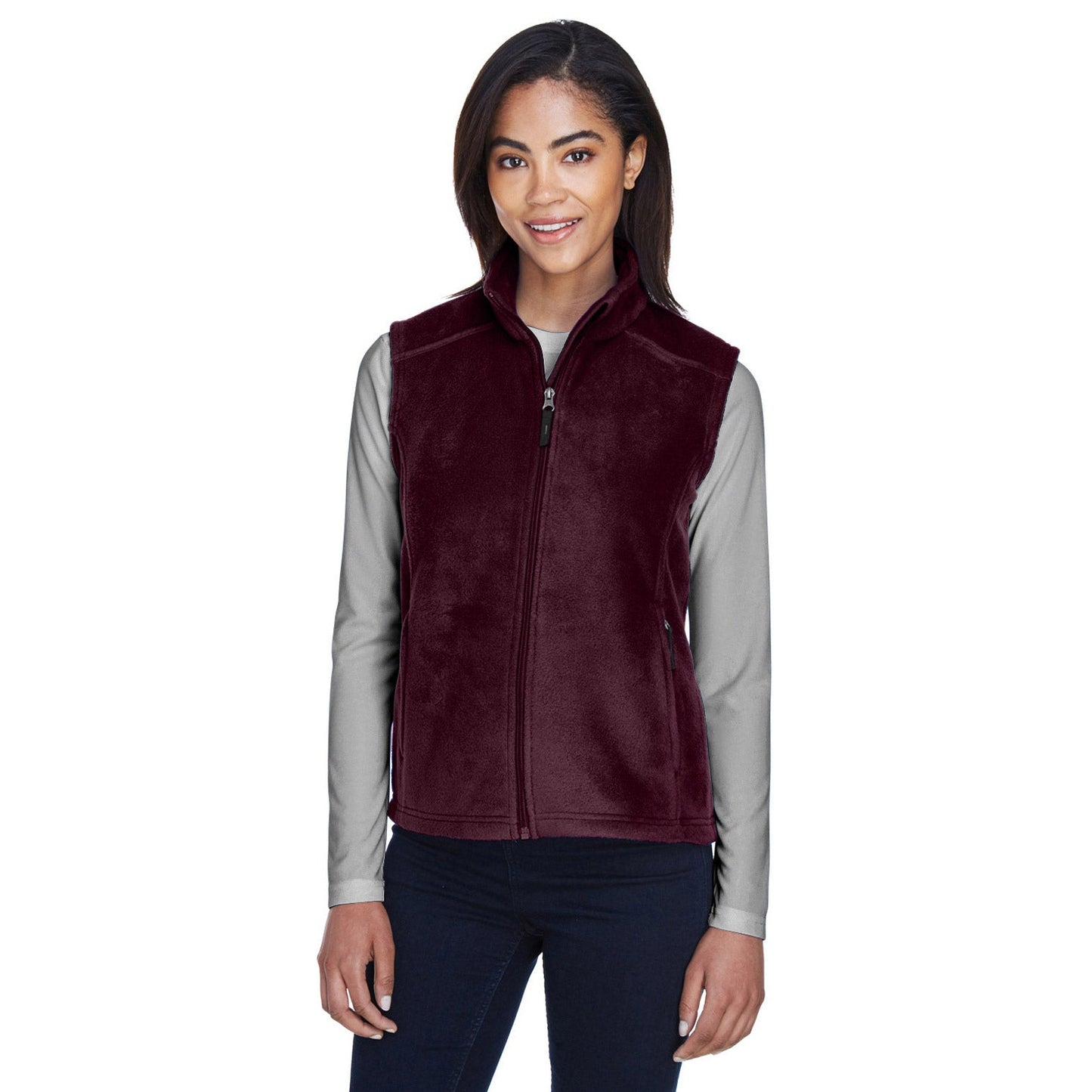 Black Fleece Vest - Core 365 - Soft and Warm