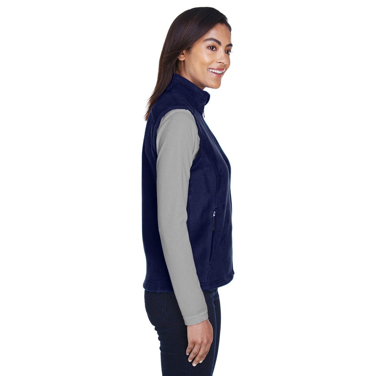 Black Fleece Vest - Core 365 - Soft and Warm
